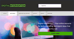 Desktop Screenshot of digitalintervention.com
