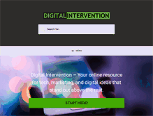 Tablet Screenshot of digitalintervention.com